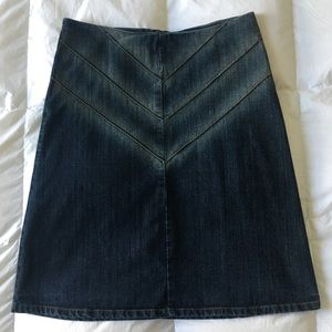 Denim Midi Skirt